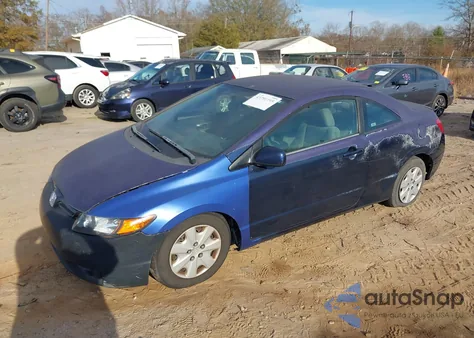 2007 Honda Civic Lx z USA, uszkodzony, nr VIN 2HGFG12627H507731